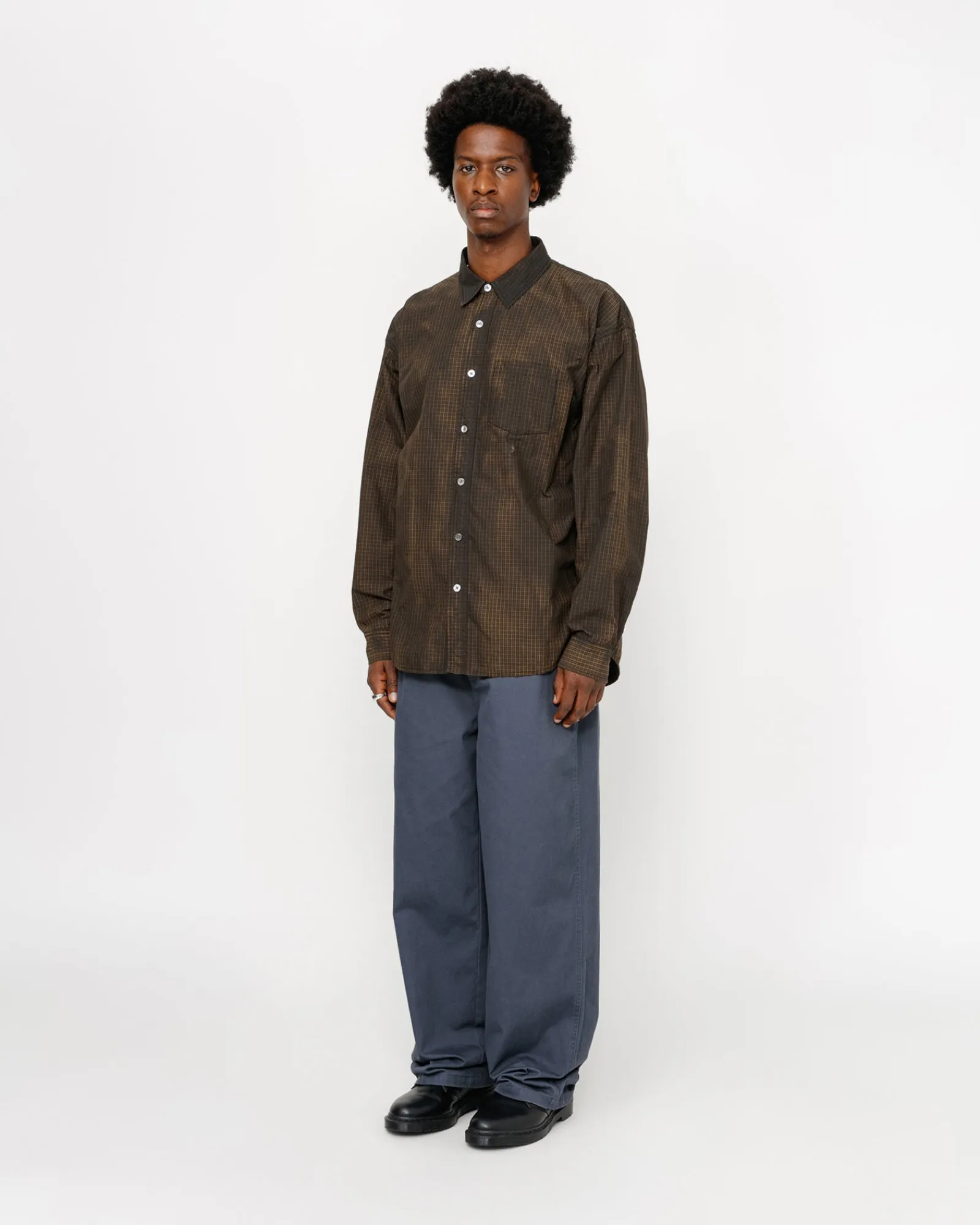 Pants>Stüssy CHINO WORK PANT Washed Navy