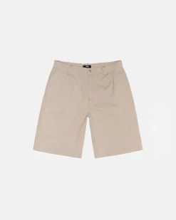 Shorts>Stüssy CHINO WORK SHORT Khaki