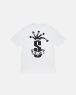 Tees>Stüssy CROWN BAND TEE White