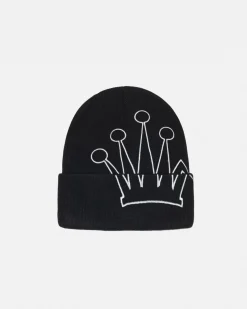 Headwear>Stüssy CUFF BEANIE CROWN Black