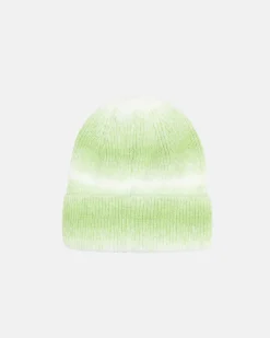 Headwear>Stüssy CUFF BEANIE KNIT STRIPE Lime