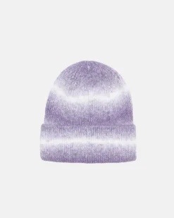 Headwear>Stüssy CUFF BEANIE KNIT STRIPE Purple