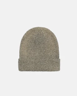 Headwear>Stüssy CUFF BEANIE REFLECTIVE YARN Khaki