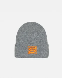 Headwear>Stüssy CUFF BEANIE S SPORT Grey Heather