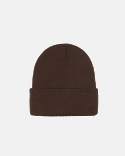Headwear>Stüssy CUFF BEANIE STOCK Coffee