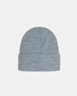Headwear>Stüssy CUFF BEANIE STOCK Grey Heather