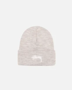 Headwear>Stüssy CUFF BEANIE STOCK Sandstone