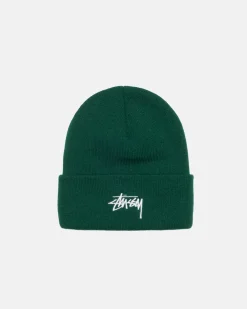 Headwear>Stüssy CUFF BEANIE STOCK Spruce