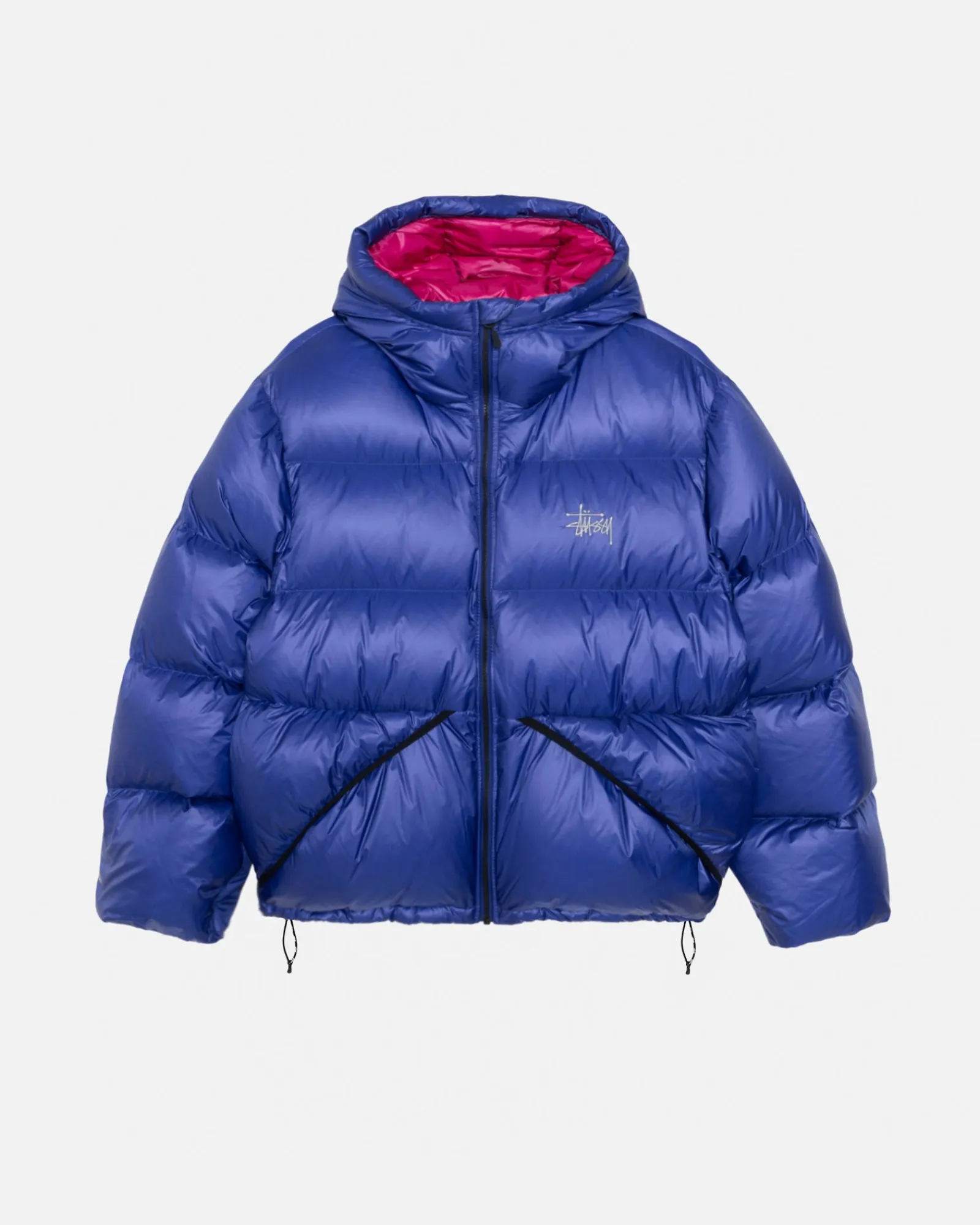 Outerwear>Stüssy DOWN PARKA MICRO RIPSTOP Blue