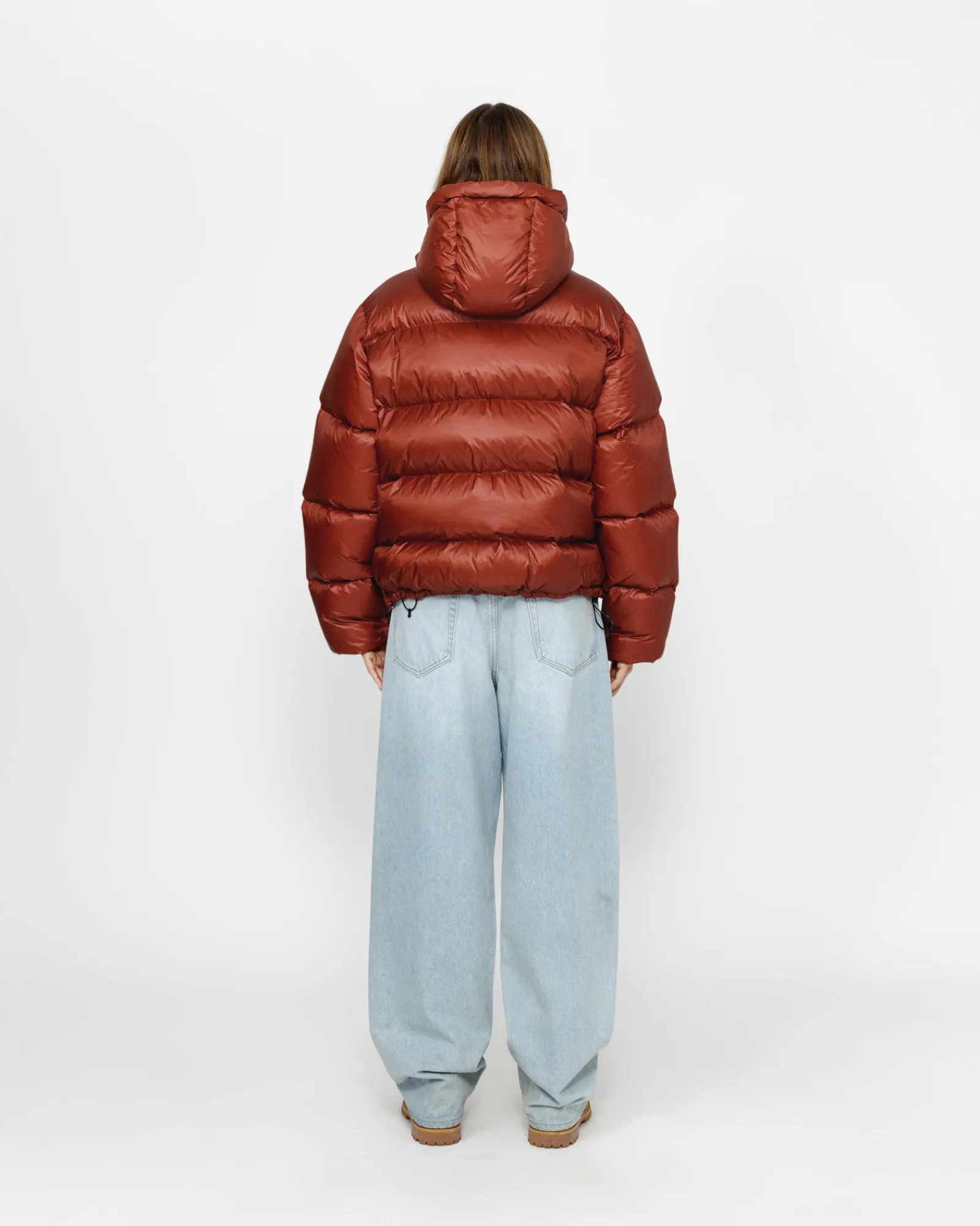 Outerwear>Stüssy DOWN PARKA MICRO RIPSTOP Brick