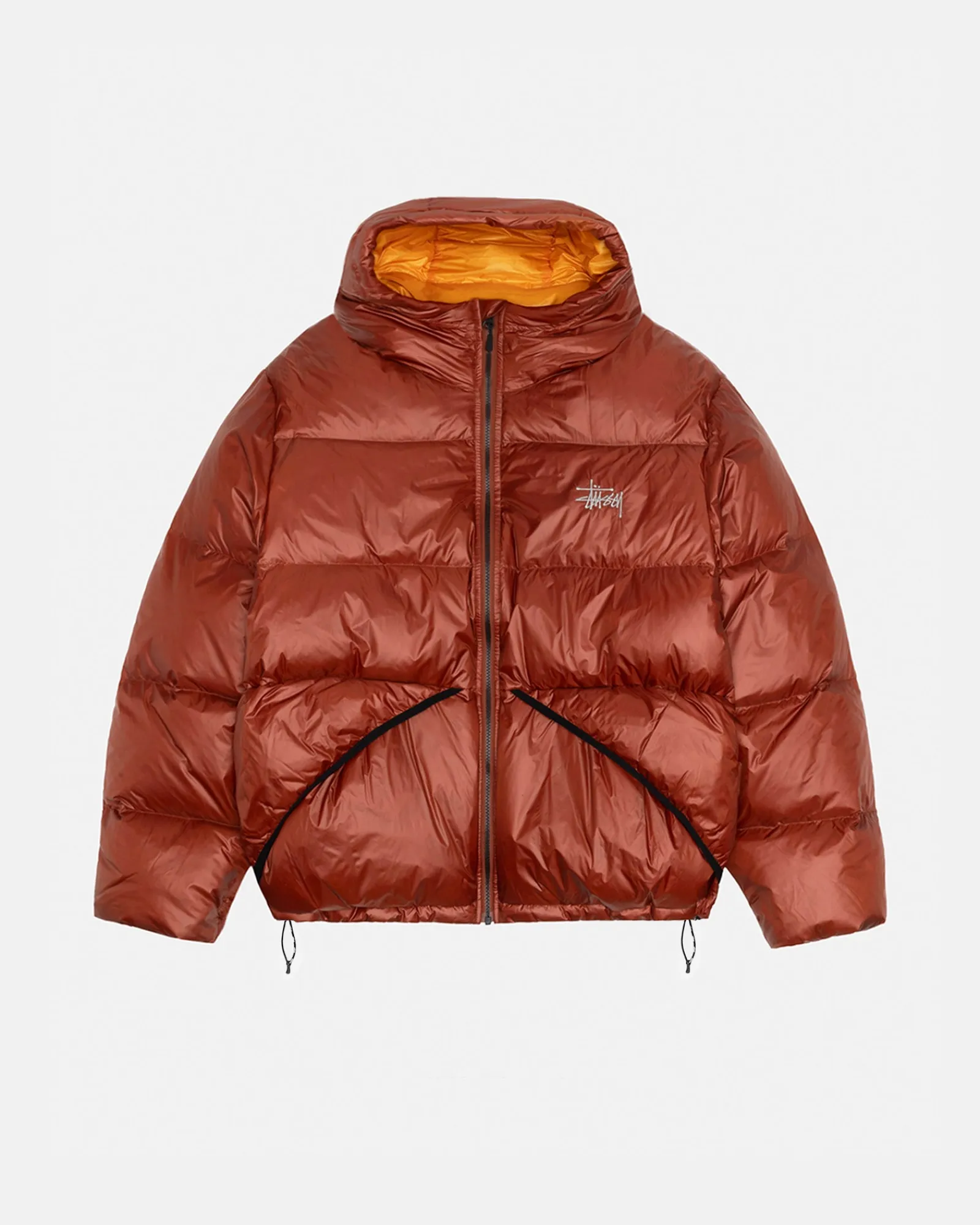 Outerwear>Stüssy DOWN PARKA MICRO RIPSTOP Brick