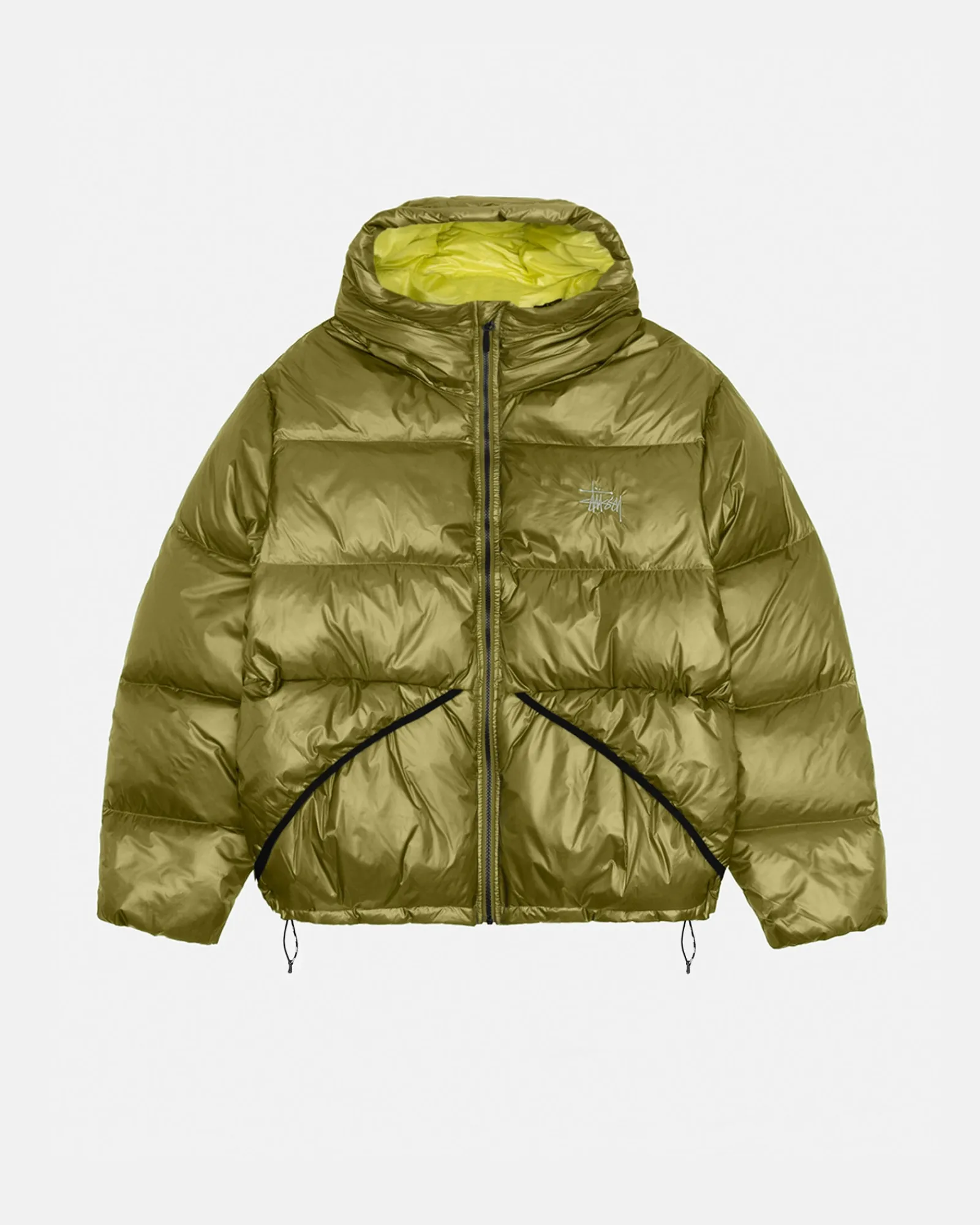 Outerwear>Stüssy DOWN PARKA MICRO RIPSTOP Olive
