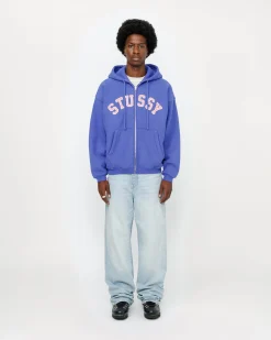 Hoodies>Stüssy FADED GRAPHIC ZIP HOODIE Purple