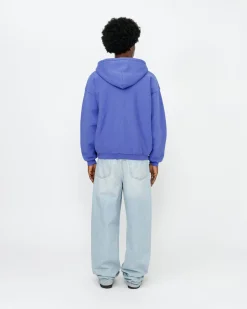 Hoodies>Stüssy FADED GRAPHIC ZIP HOODIE Purple
