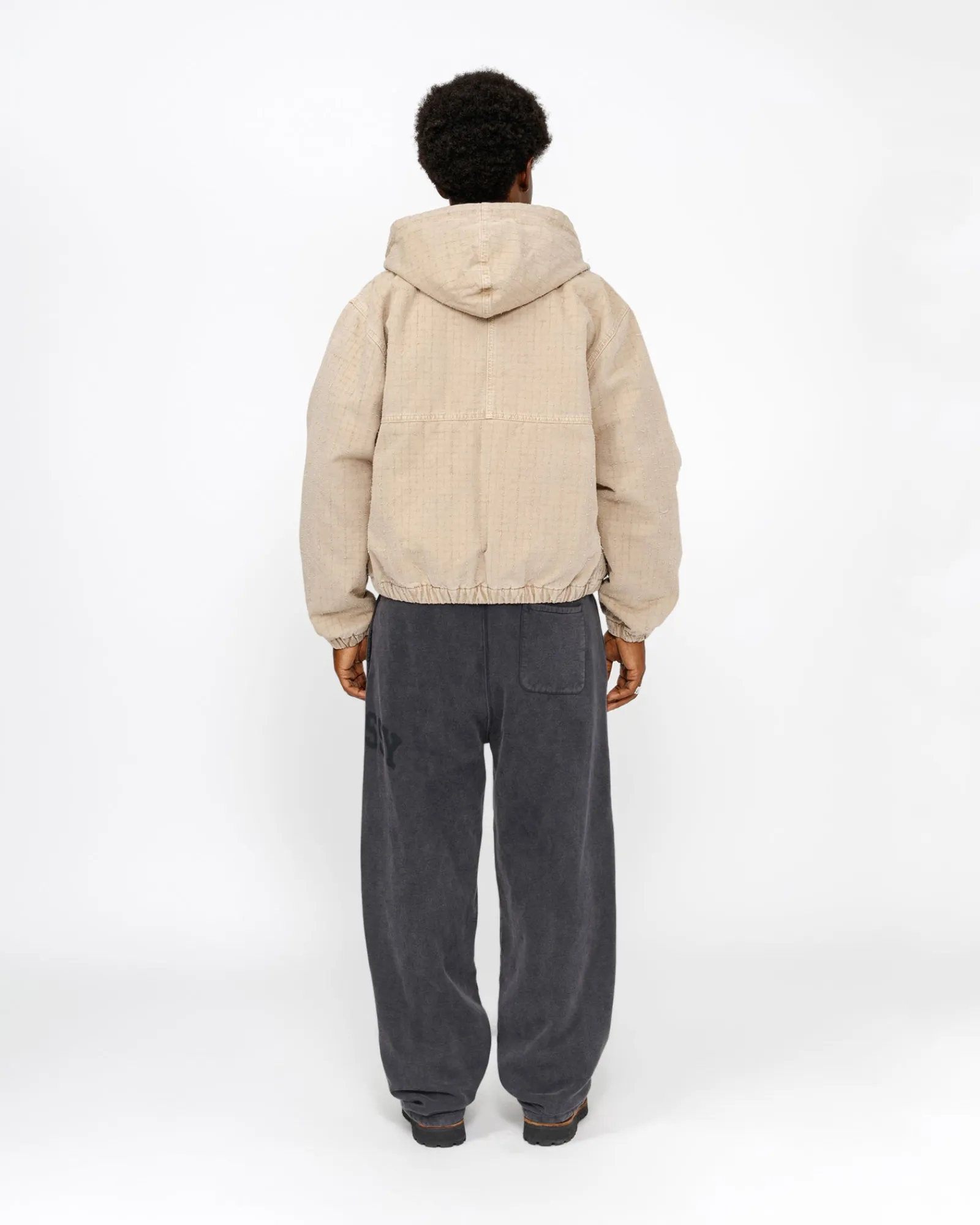 Pants>Stüssy FLEECE PANT FADED GRAPHIC Washed Black