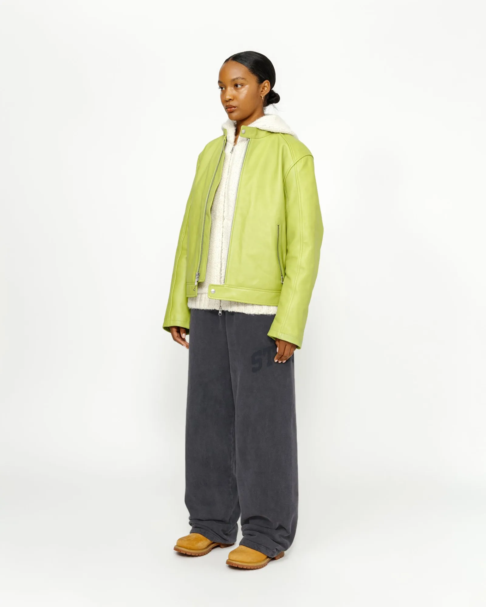 Pants>Stüssy FLEECE PANT FADED GRAPHIC Washed Black