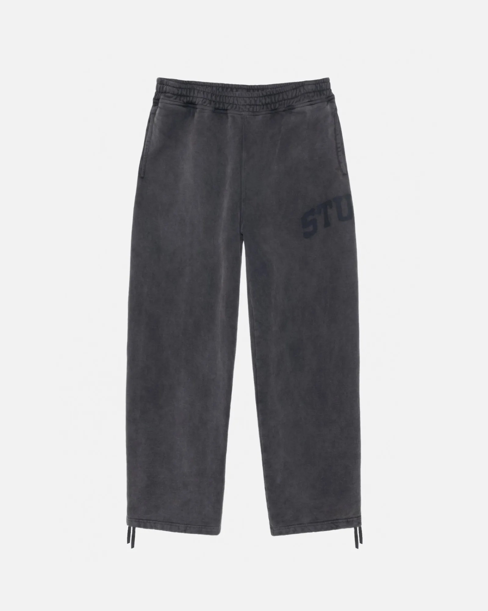 Pants>Stüssy FLEECE PANT FADED GRAPHIC Washed Black