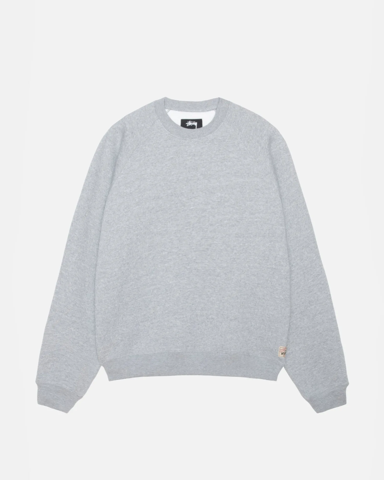 Crews>Stüssy FLEECE RAGLAN CREW Grey Heather