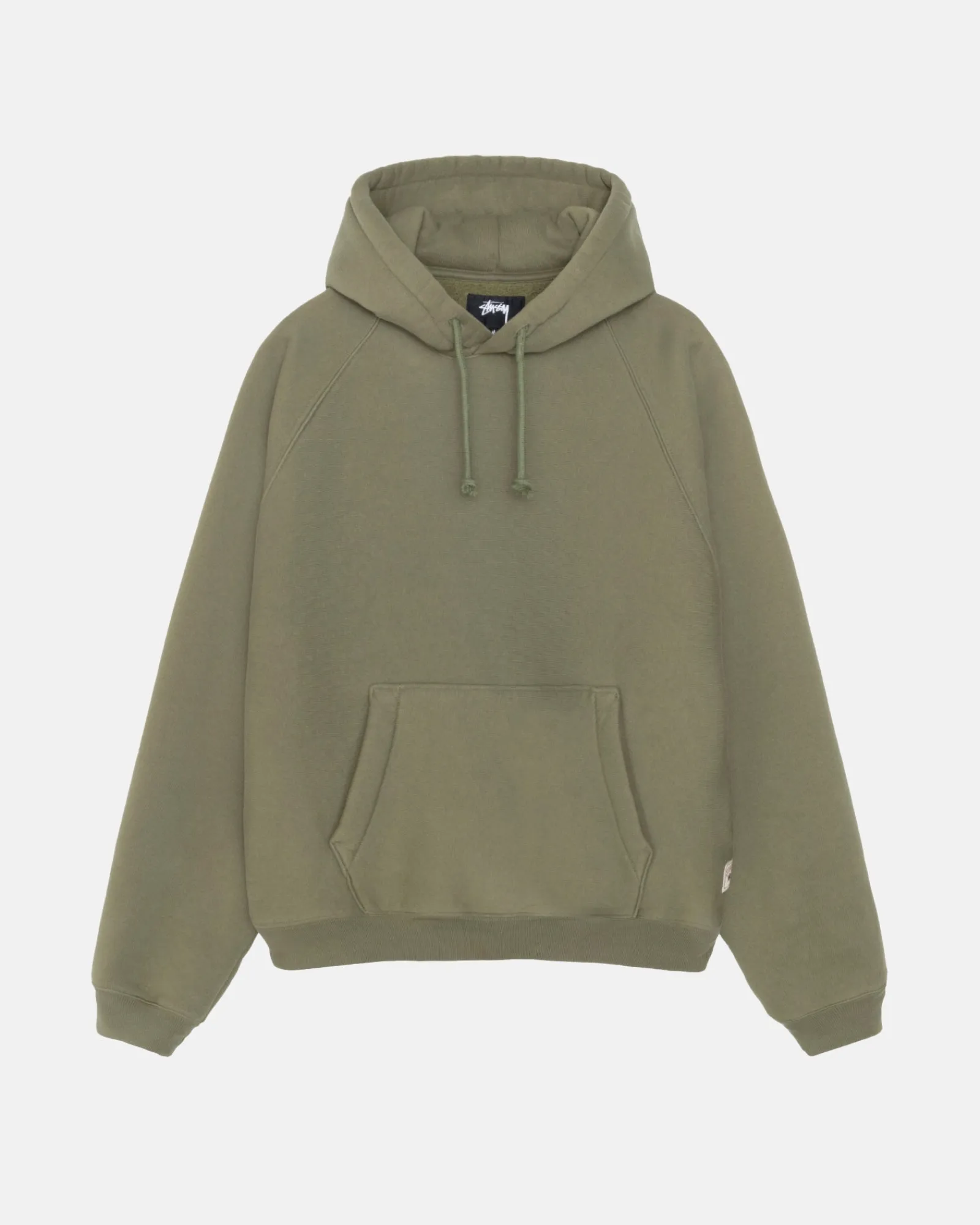 Hoodies>Stüssy FLEECE RAGLAN HOODIE Olive