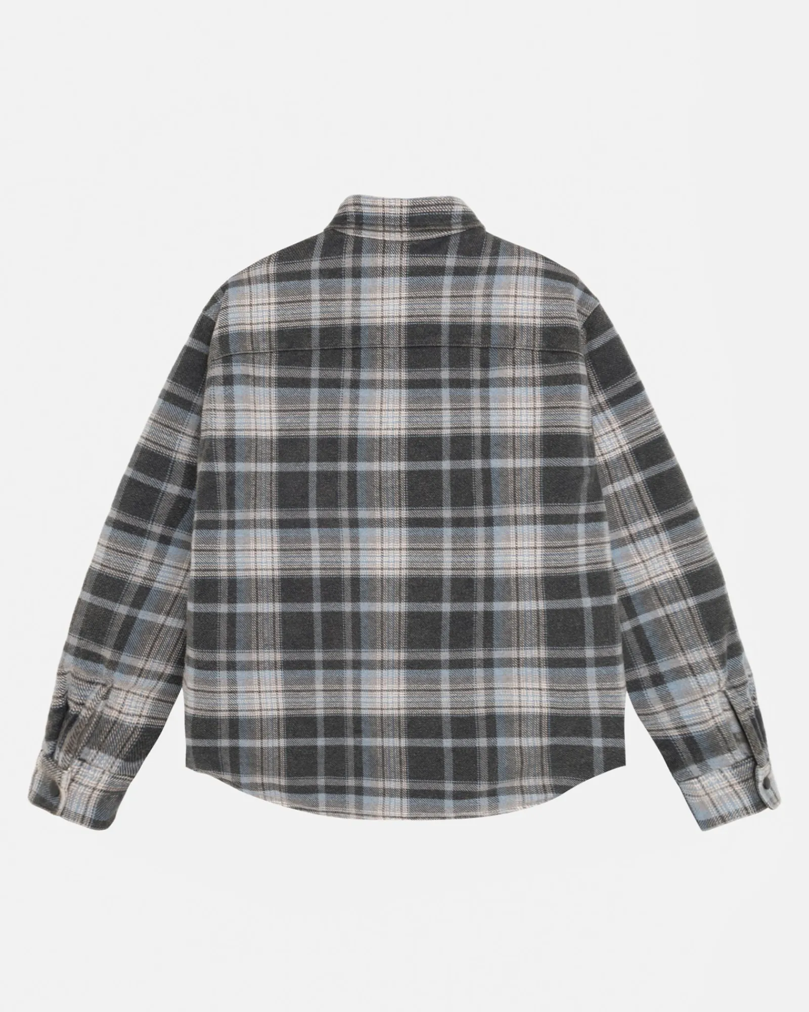 Shirts>Stüssy HEAVY WASHED PLAID SHIRT Blue