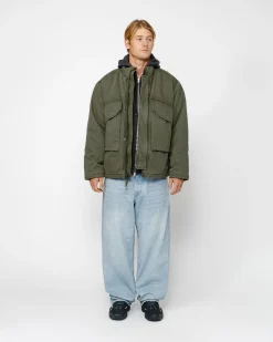 Outerwear>Stüssy INSULATED FIELD JACKET Olive