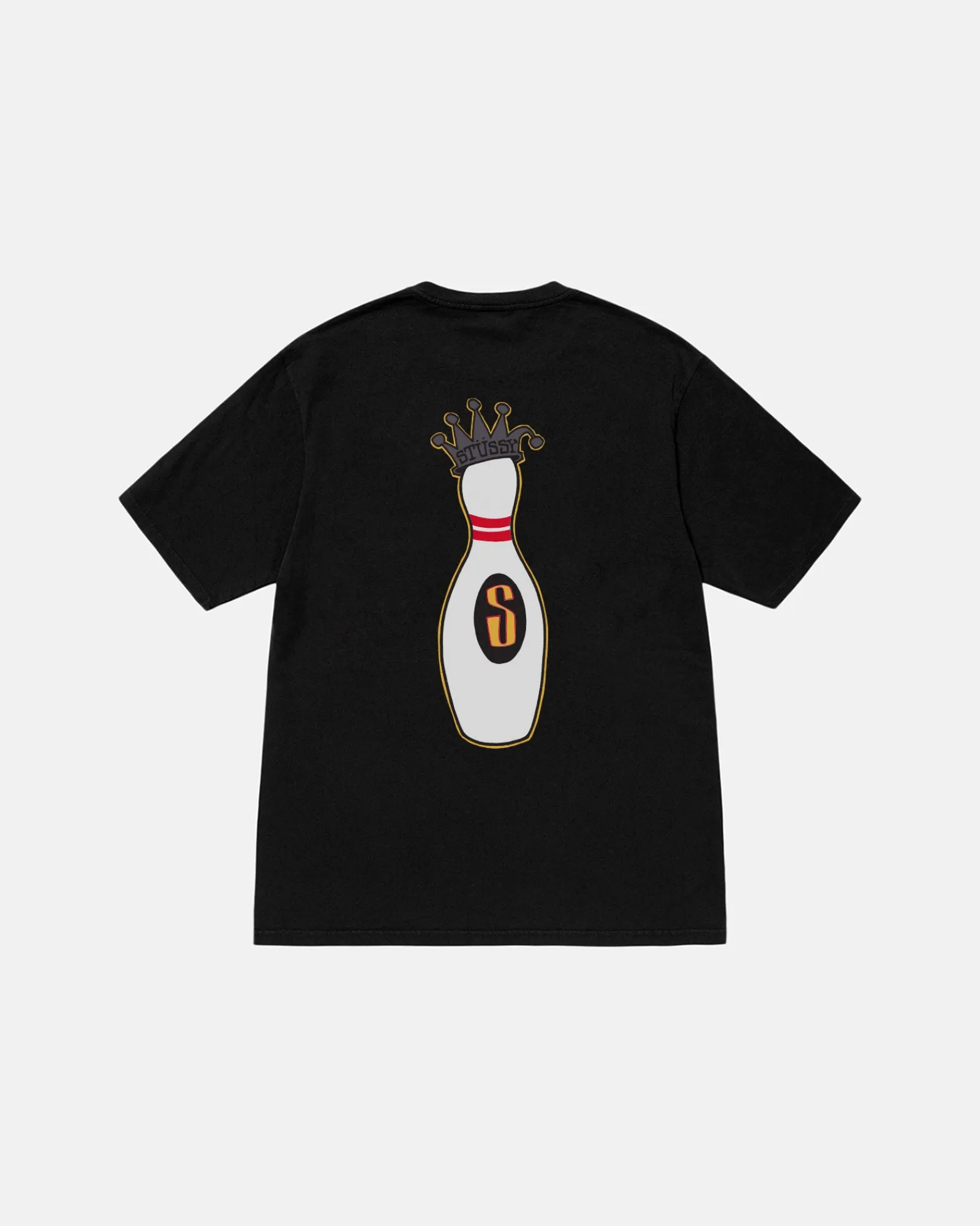 Tees>Stüssy KINGPIN TEE PIGMENT DYED Black