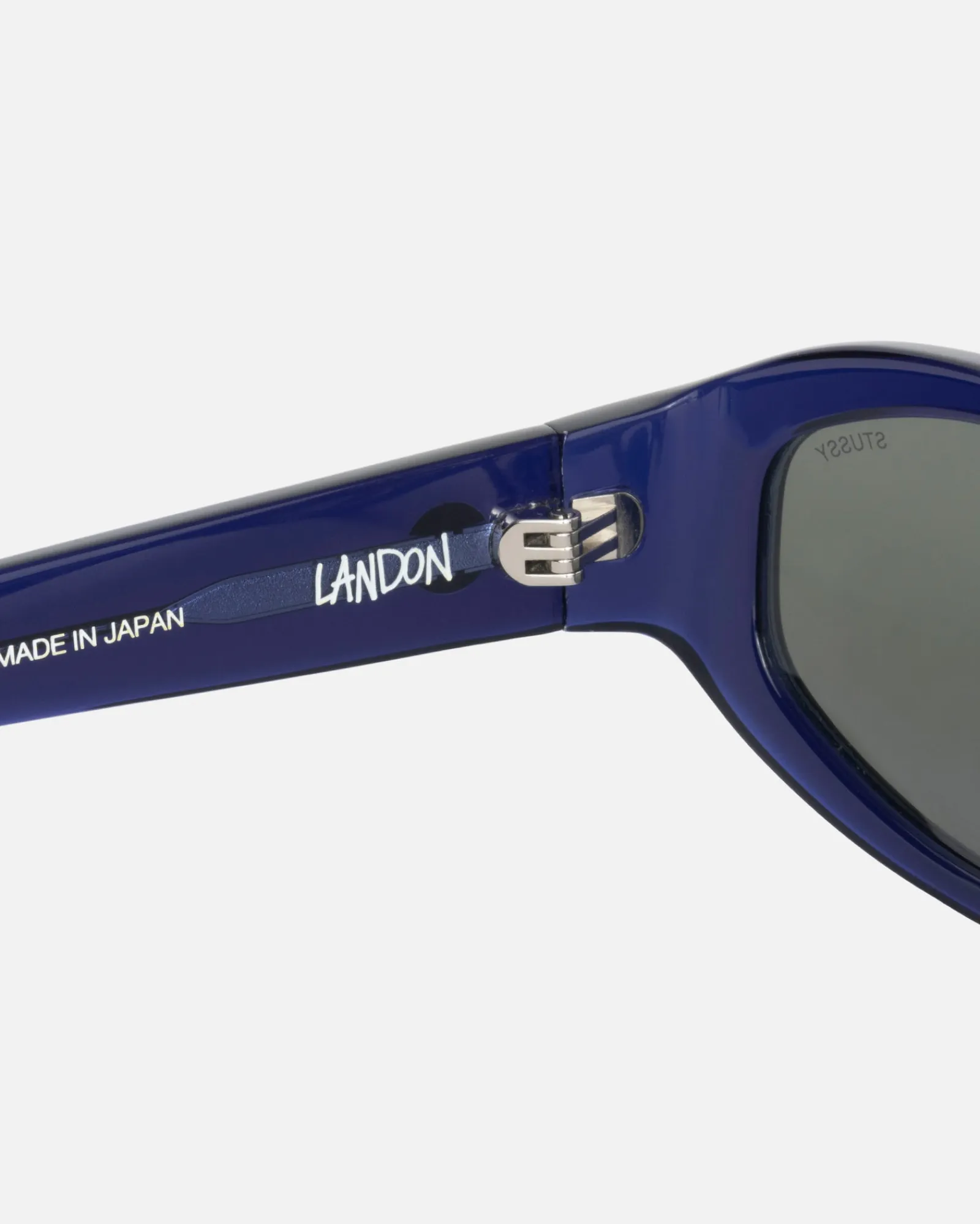 Accessories|Eyegear>Stüssy LANDON SUNGLASSES Ultraviolet / Midnight Flare Lens