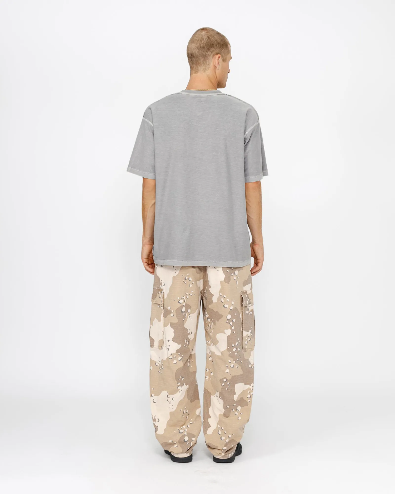 Tees>Stüssy LAZY TEE Grey