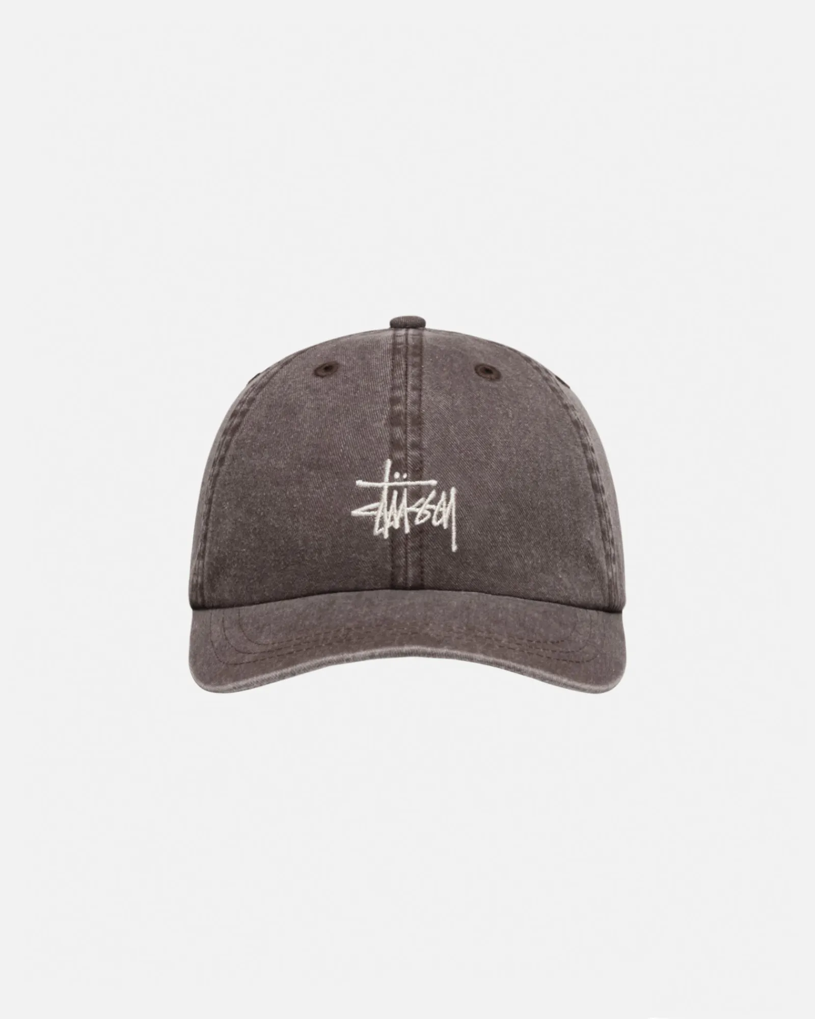 Headwear>Stüssy LOW PRO BASIC WASHED STRAPBACK Mocha