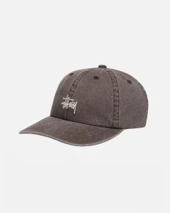 Headwear>Stüssy LOW PRO BASIC WASHED STRAPBACK Mocha