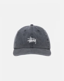 Headwear>Stüssy LOW PROFILE BASIC WASHED STRAPBACK Charcoal