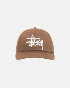 Headwear>Stüssy LOW PROFILE BIG BASIC SNAPBACK Cocoa
