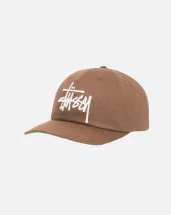 Headwear>Stüssy LOW PROFILE BIG BASIC SNAPBACK Cocoa