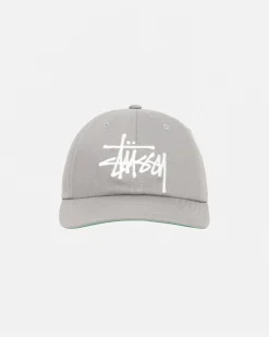 Headwear>Stüssy LOW PROFILE BIG BASIC SNAPBACK Steel Grey