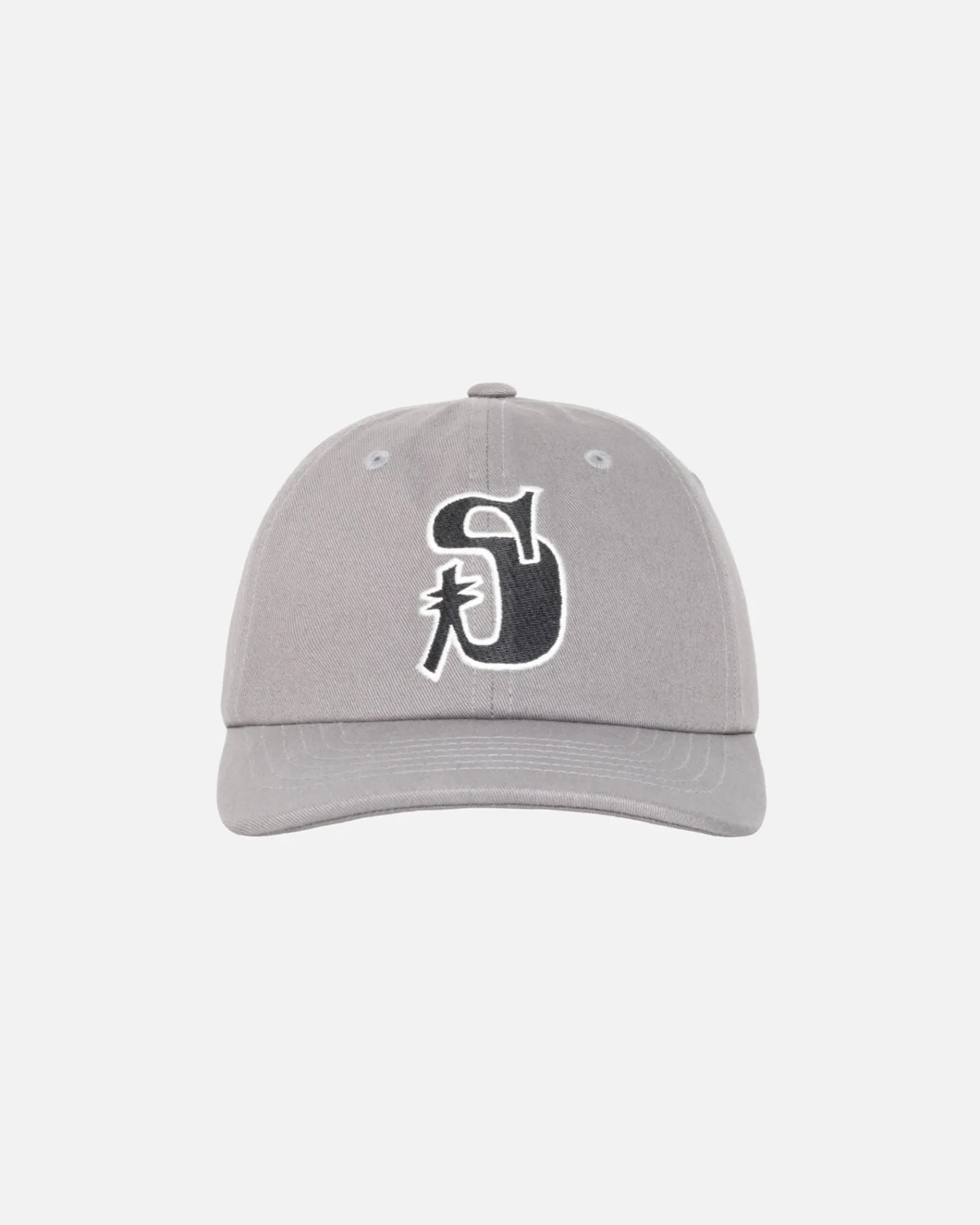 Headwear>Stüssy LOW PROFILE VINTAGE S SNAPBACK Grey