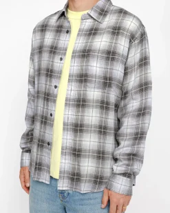 Shirts>Stüssy MATTHEW SHIRT LG PRINTED PLAID Brown