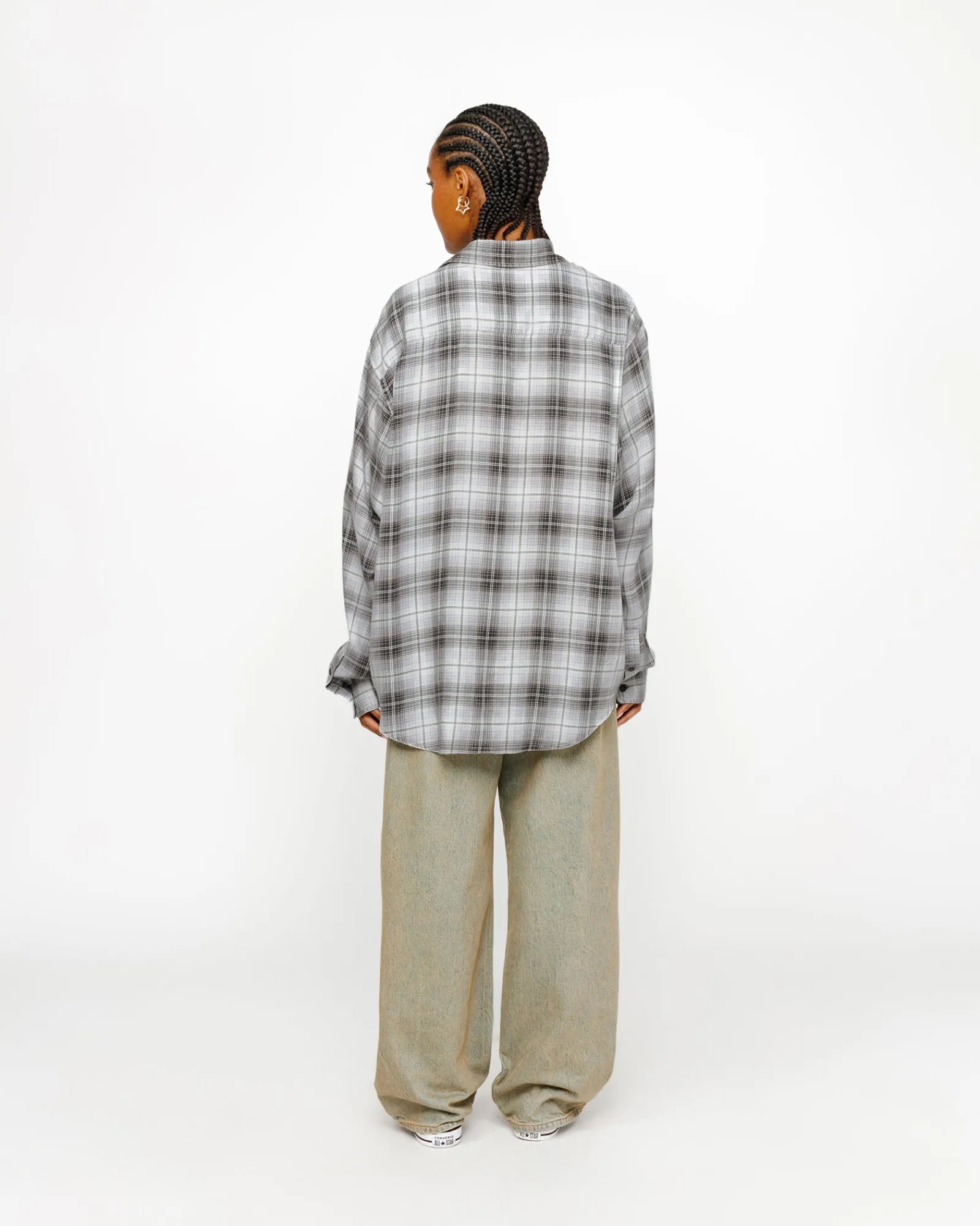 Shirts>Stüssy MATTHEW SHIRT LG PRINTED PLAID Brown