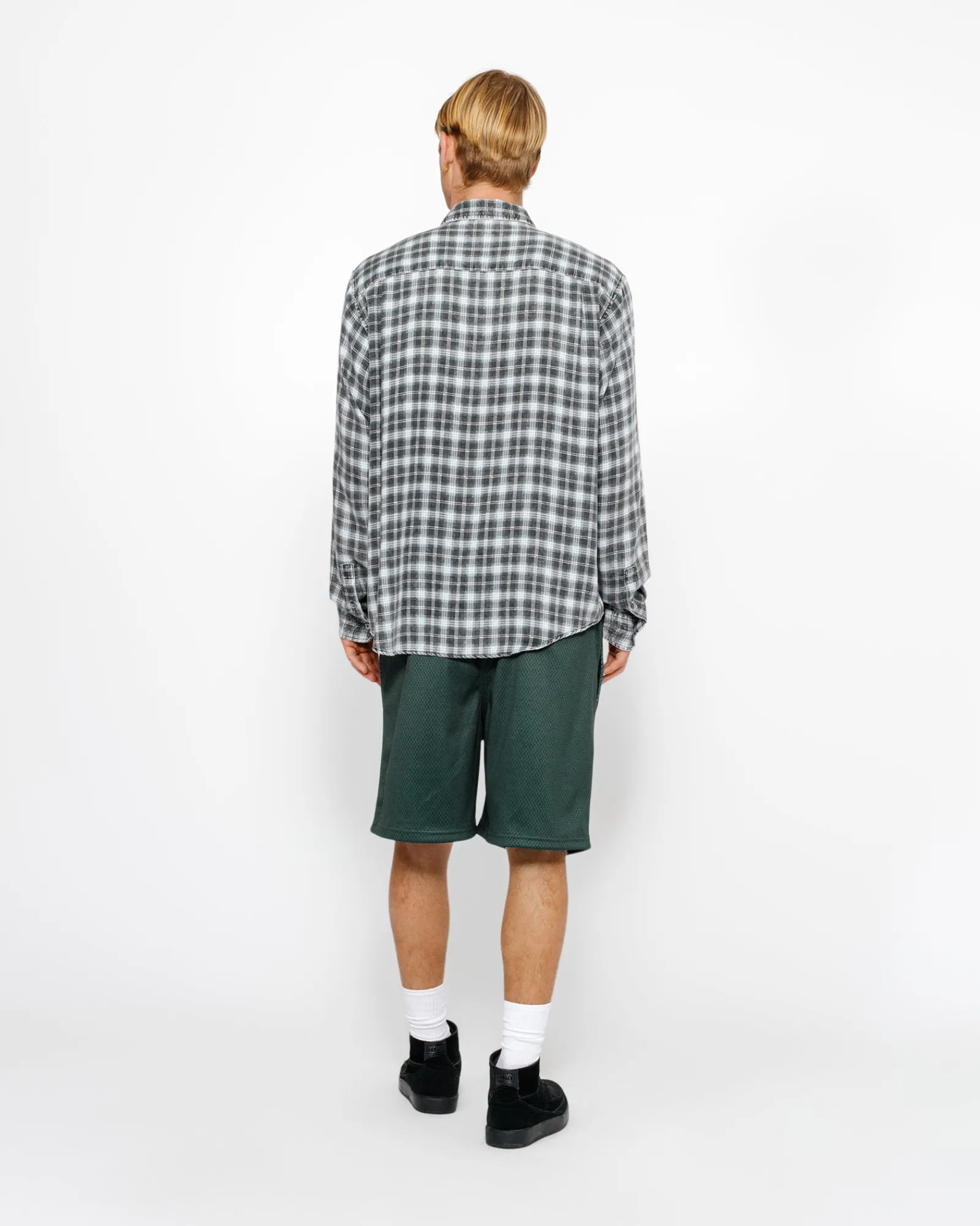 Shorts>Stüssy MESH SHORT BIG BASIC Spruce