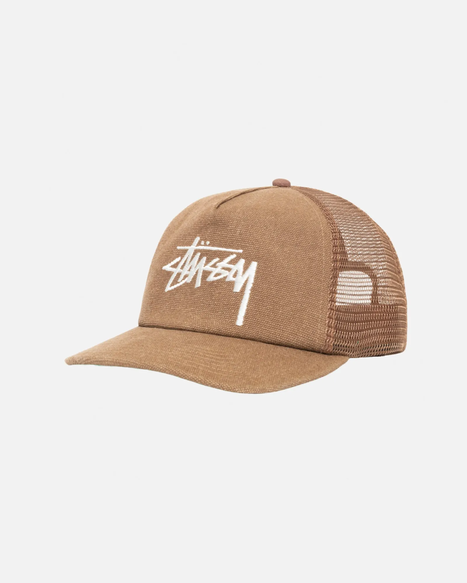 Headwear>Stüssy MID DEPTH BIG STOCK MESH SNAPBACK Brown
