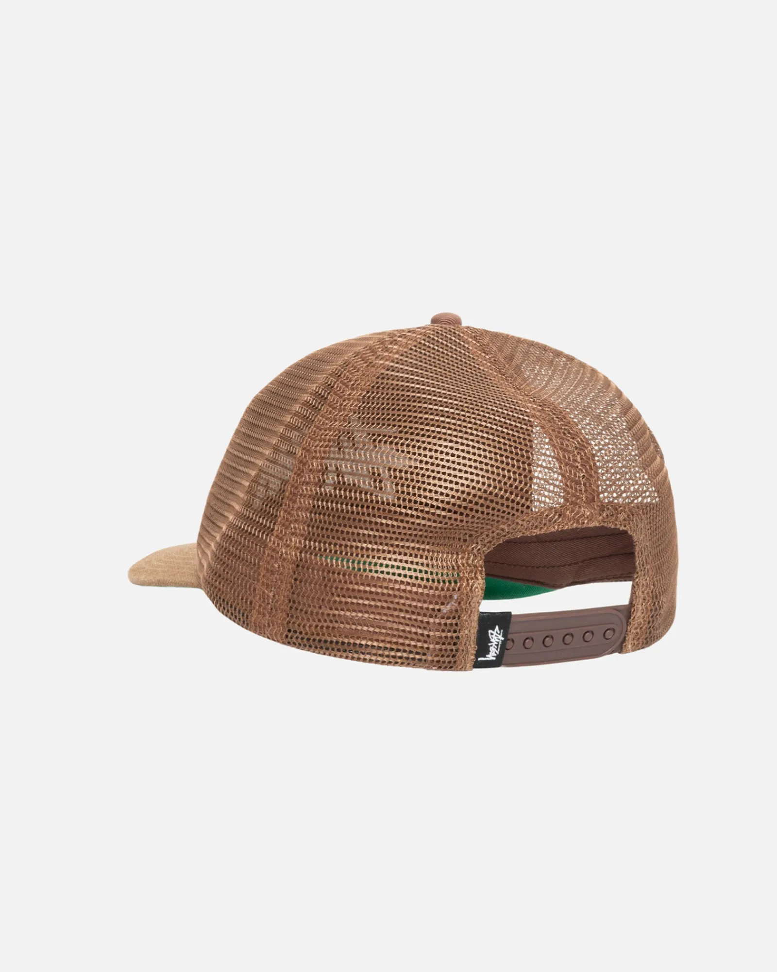 Headwear>Stüssy MID DEPTH BIG STOCK MESH SNAPBACK Brown