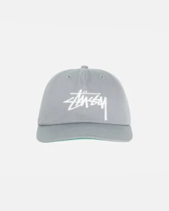 Headwear>Stüssy MID-DEPTH BIG STOCK SNAPBACK Gunmetal