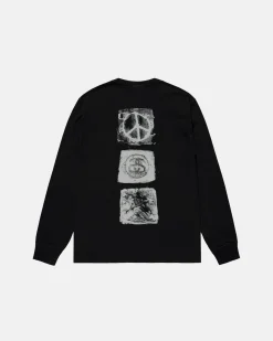 Tees>Stüssy MONO LS TEE Black