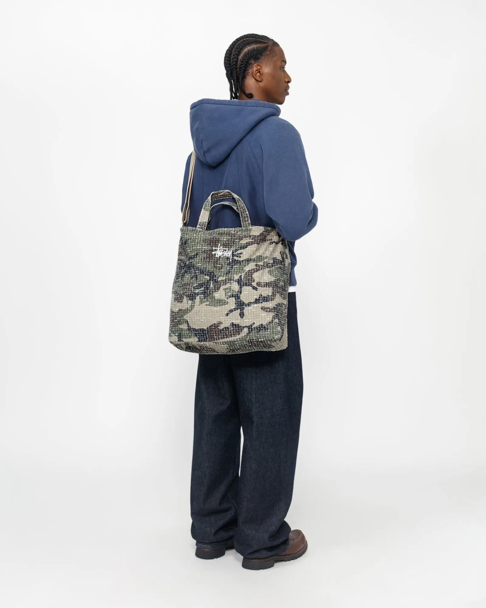 Accessories>Stüssy NEEDLE PUNCH CROSSBODY BAG Camo