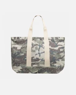 Accessories>Stüssy NEEDLE PUNCH XL TOTE BAG Camo