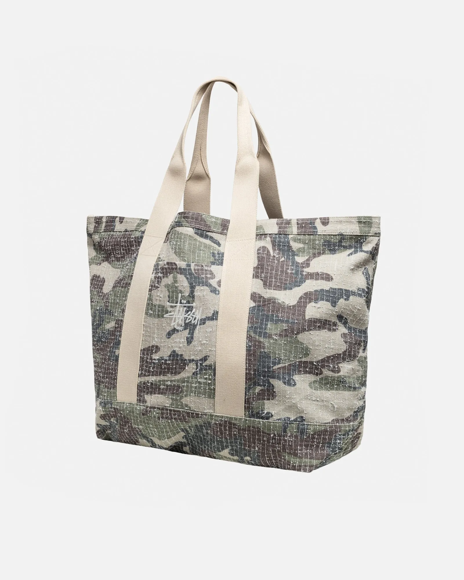 Accessories>Stüssy NEEDLE PUNCH XL TOTE BAG Camo
