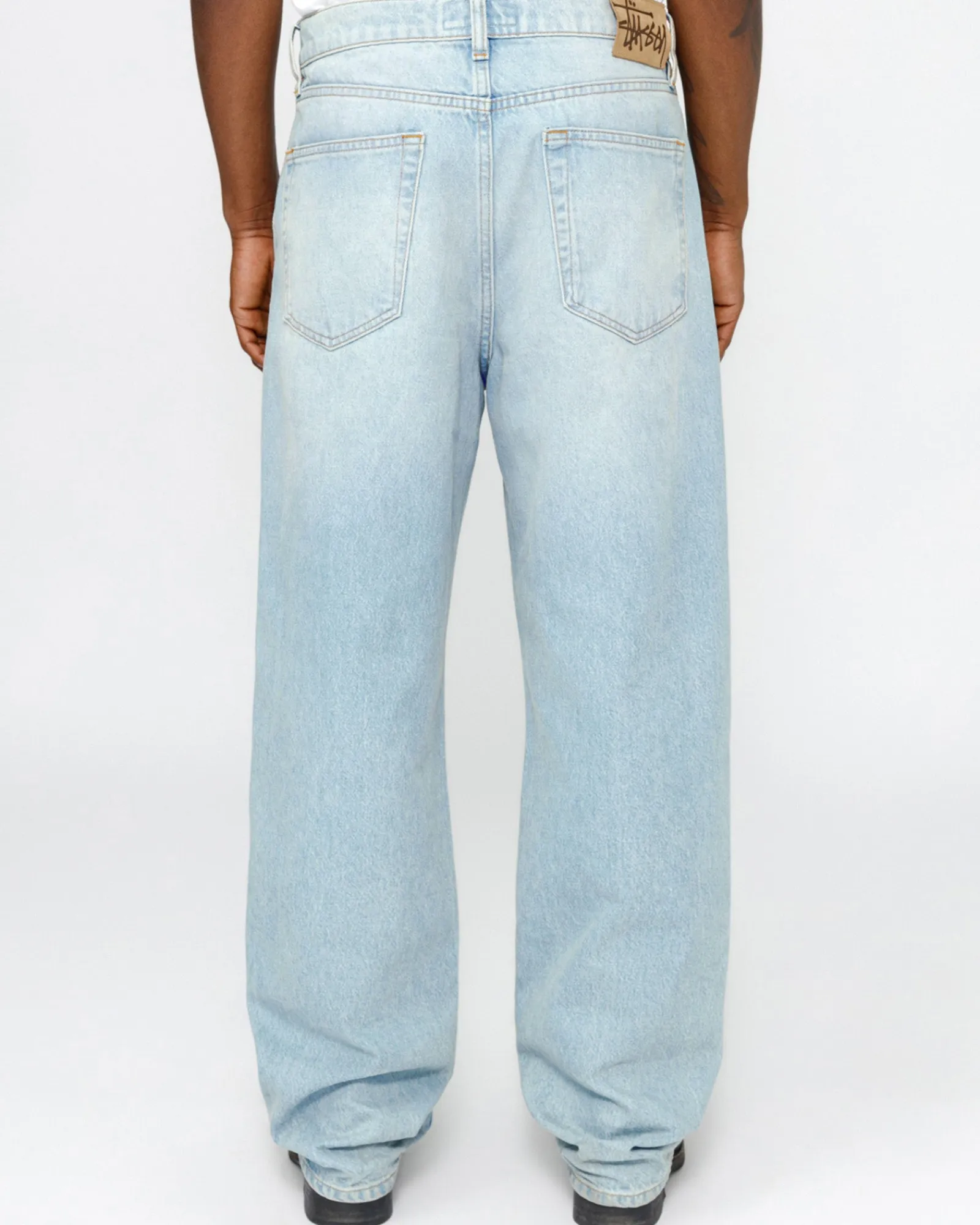 Pants|Denim>Stüssy NEW CLASSIC JEAN DENIM Light Wash