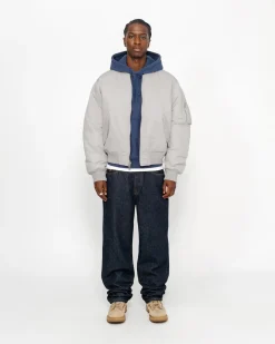 Pants|Denim>Stüssy NEW CLASSIC JEAN DENIM Rinsed Indigo
