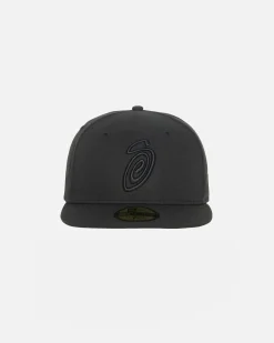 Headwear>Stüssy NEW ERA 59FIFTY SWIRLY S Shadow Black