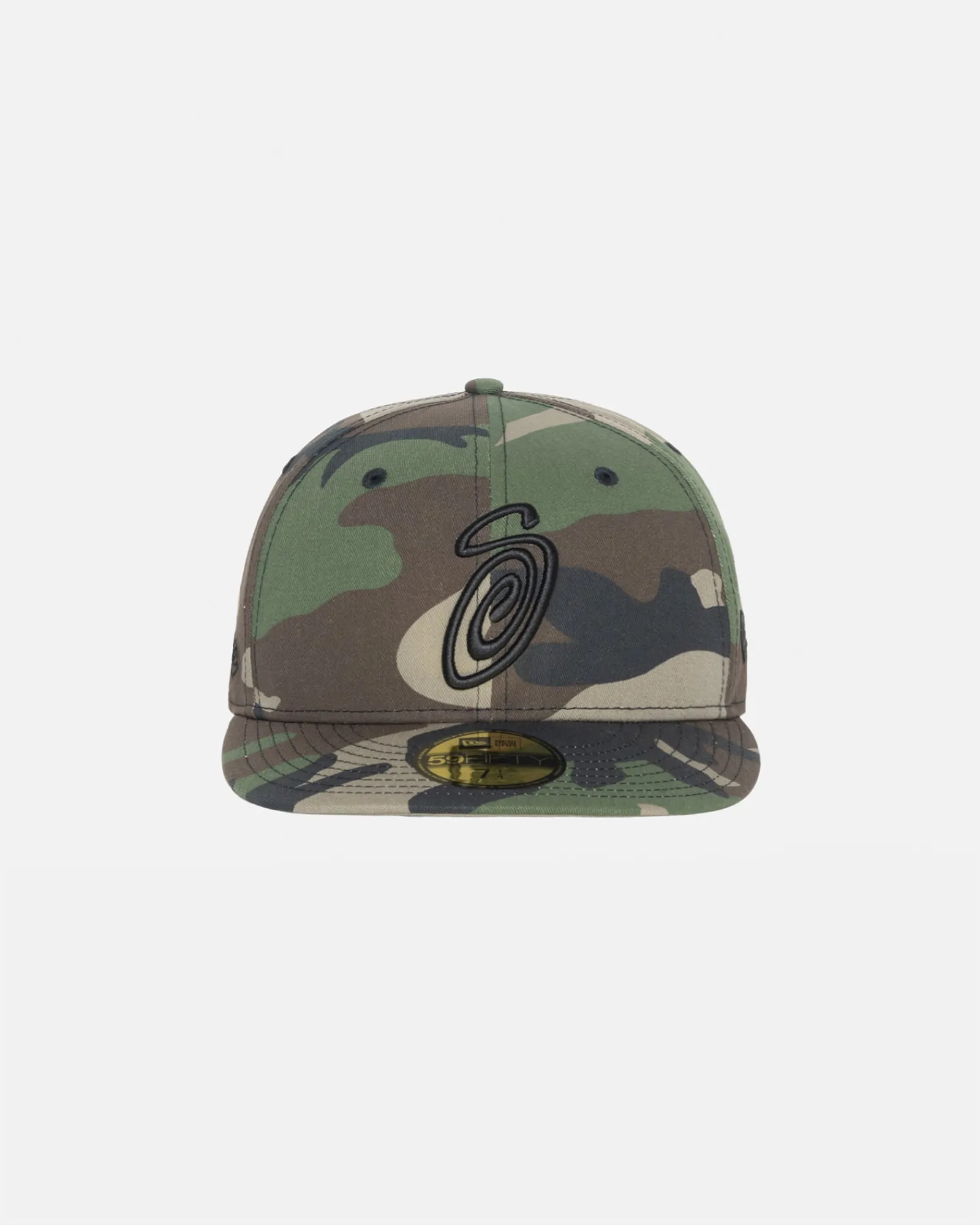 Headwear>Stüssy NEW ERA 59FIFTY SWIRLY S Woodland Camo