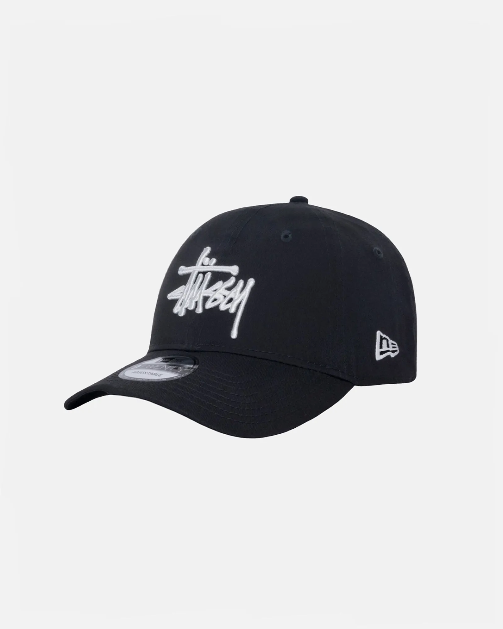 Headwear>Stüssy NEW ERA 9TWENTY BASIC STRAPBACK Black